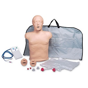 COMPACT CPR TRAINING MANIKIN WITH ELECTRONICS